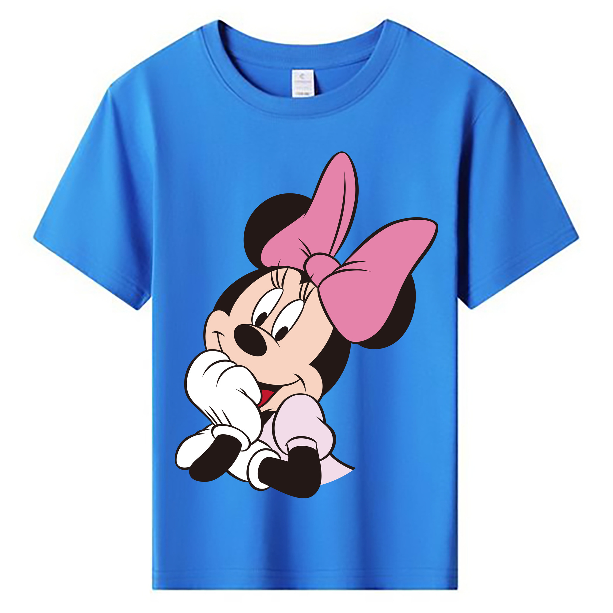 ミッキーマウス Mickey Mouse 綿100％キッズTシャツ（フロントプリント）